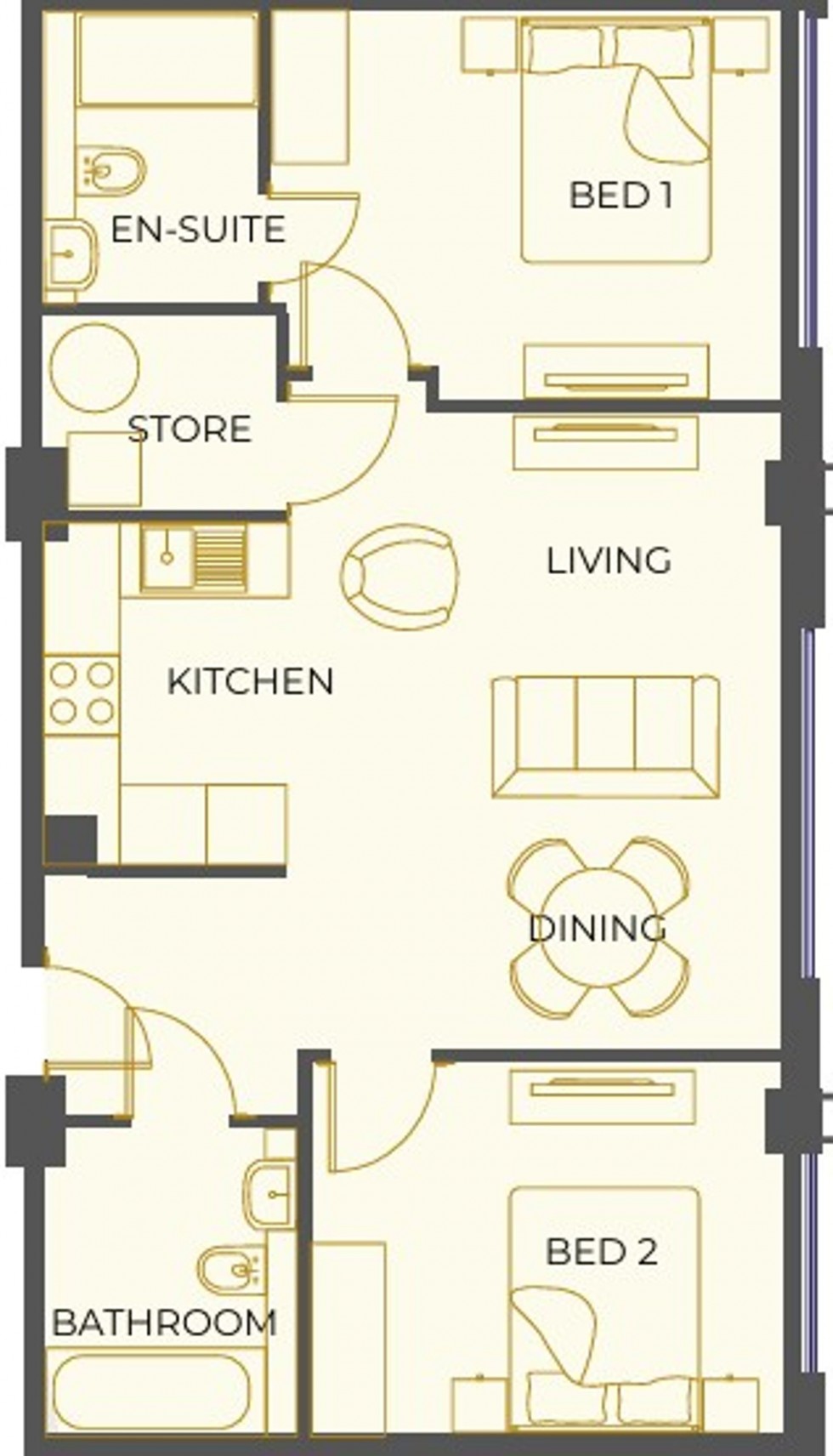 Floorplan for Washway Road, Sale Point, M33