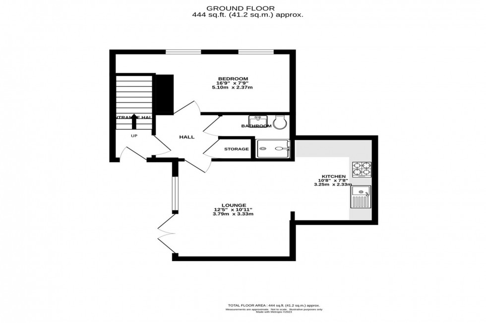 Floorplan for 2 Tabley Mews, Stamford Street, WA14