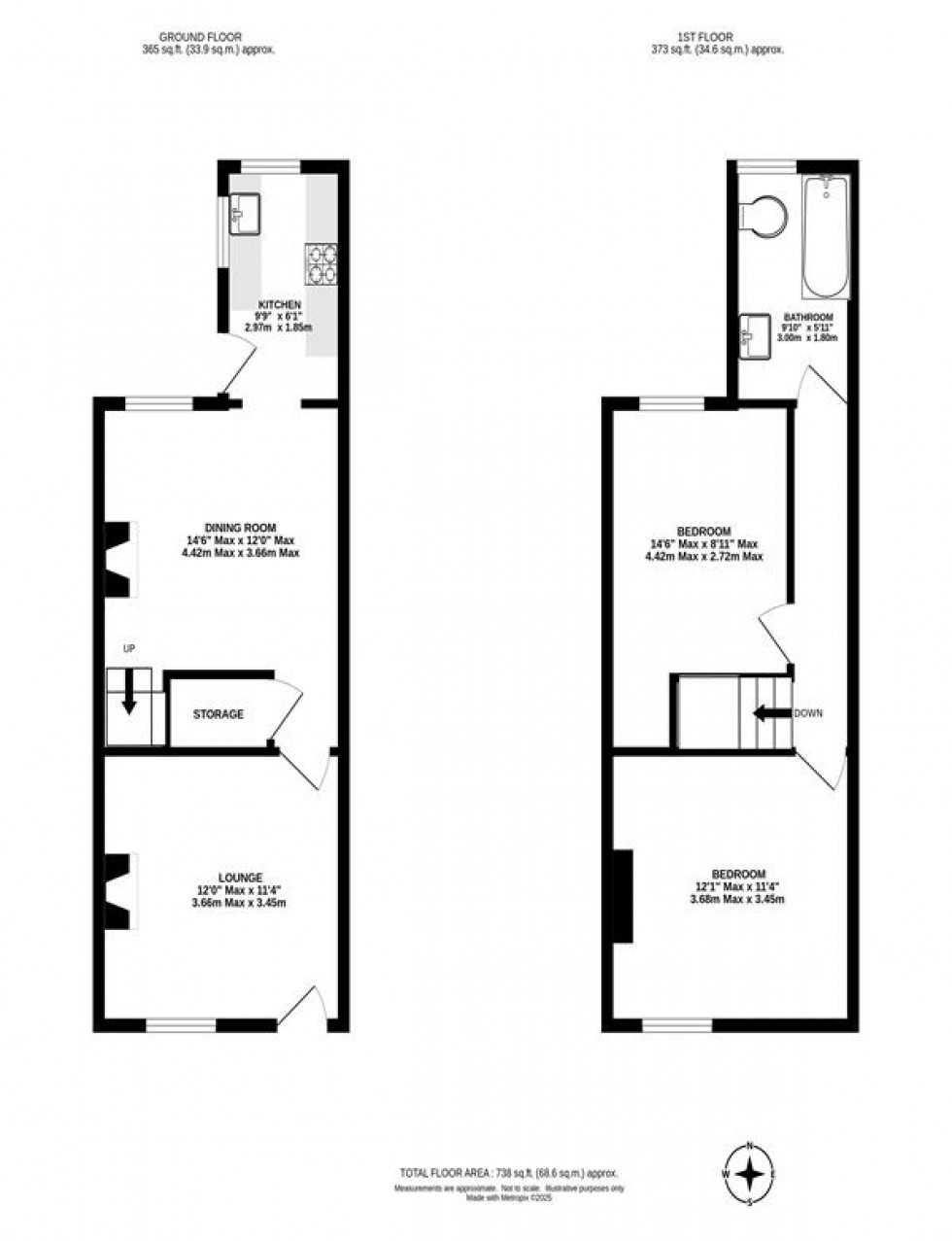 Floorplan for London Road, Holmes Chapel