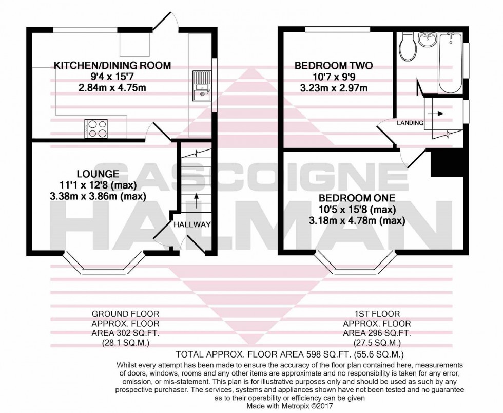 Floorplan for Elmtree Drive, Heaton Norris, Sockport