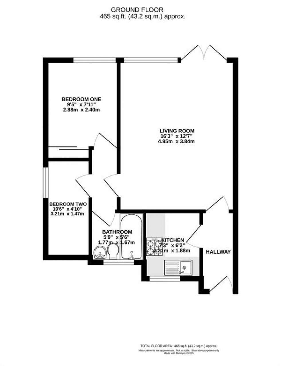 Floorplan for Green Lane, Heaton Norris, Stockport