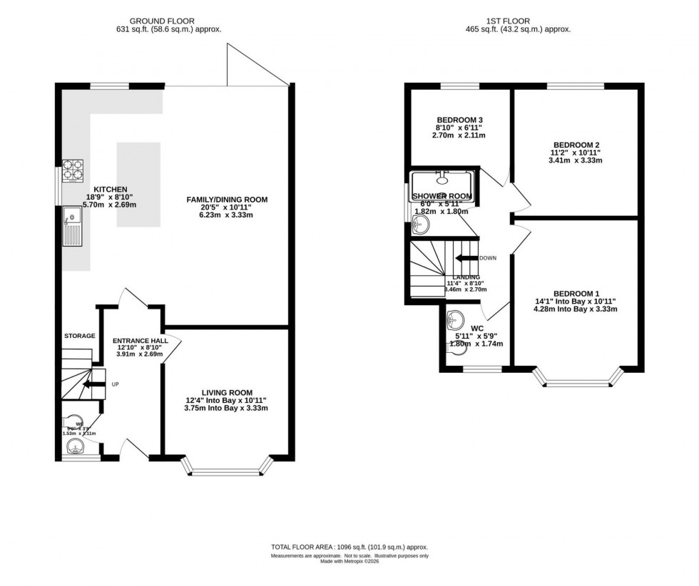 Floorplan for Fordbank Road, Didsbury, M20