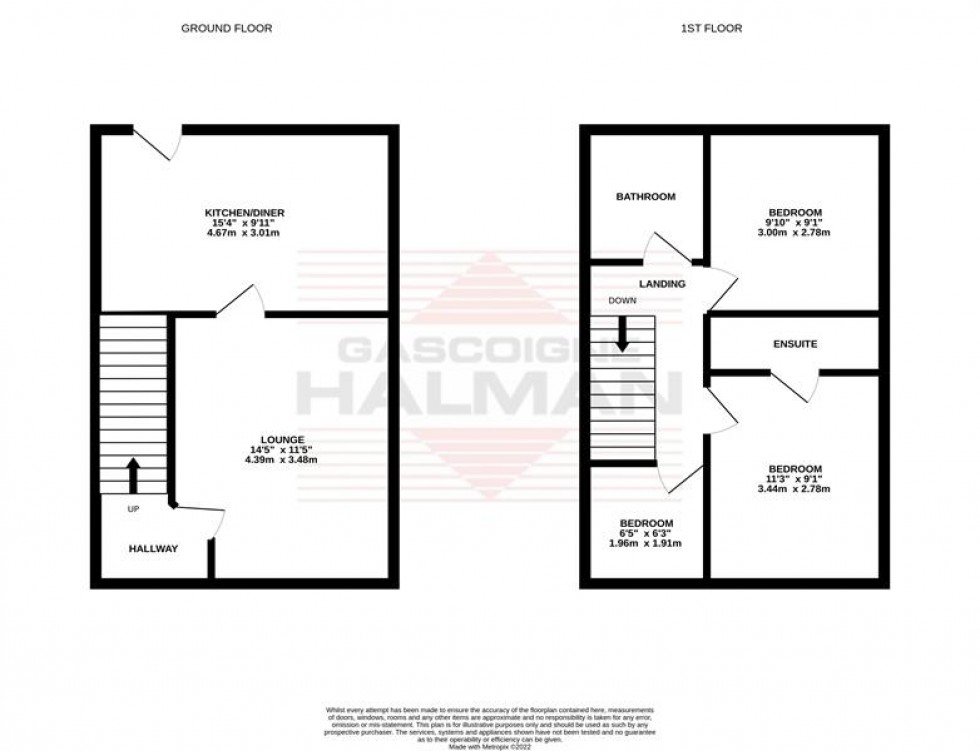 Floorplan for New Hey Road, Cheadle