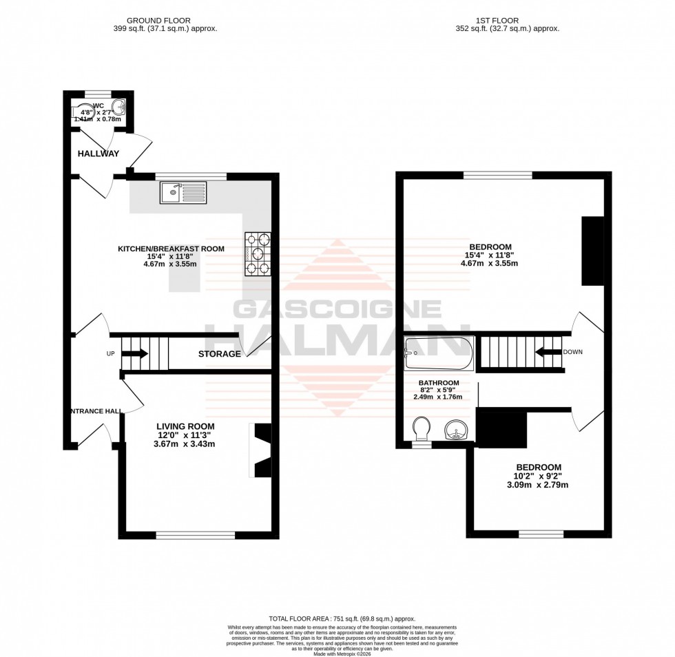 Floorplan for Oldfield Road, Sale, M33