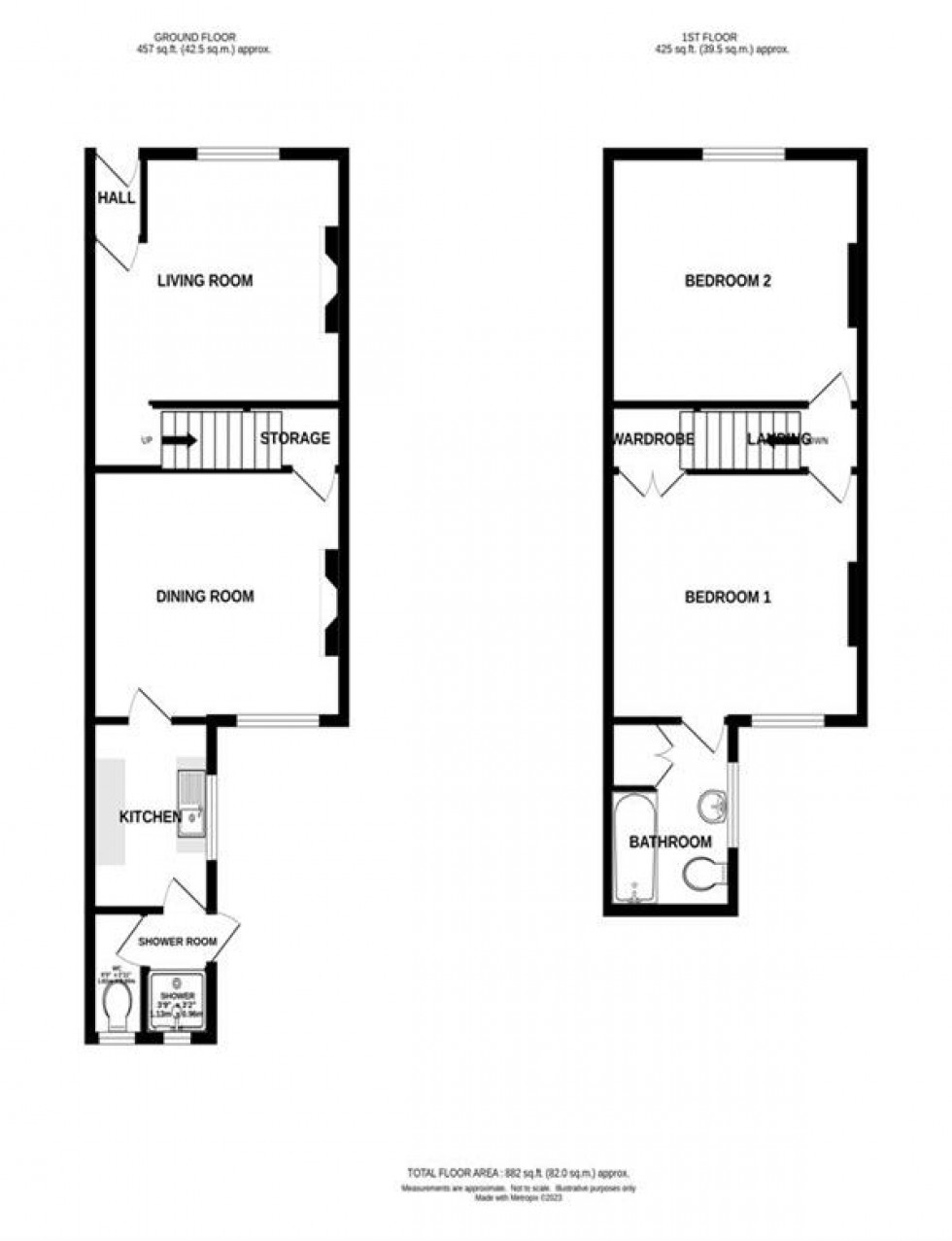 Floorplan for Albert Street, Knutsford
