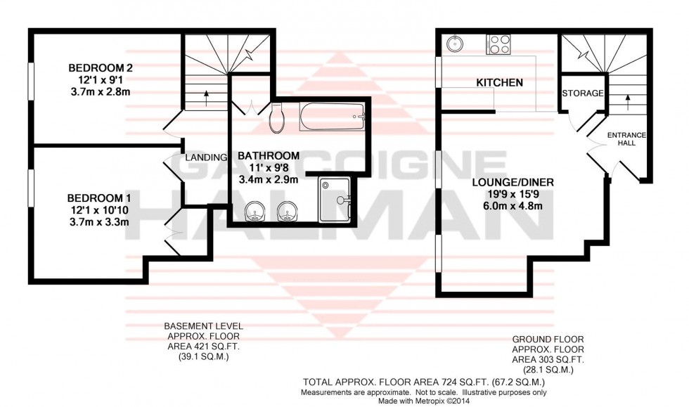 Floorplan for The Residence, Palatine Road