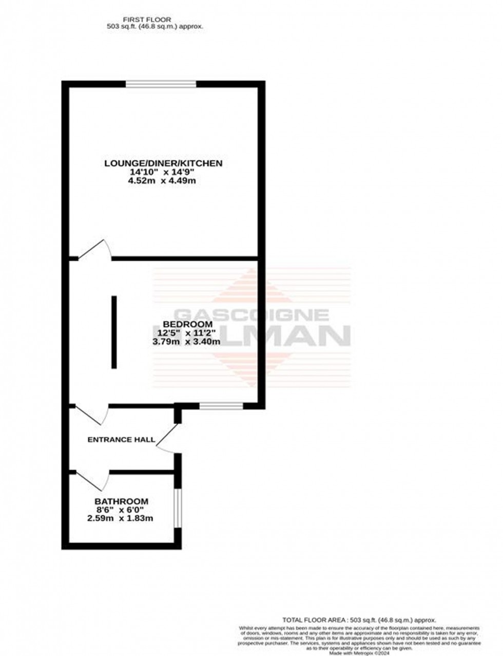 Floorplan for Northenden Road, Sale, M33