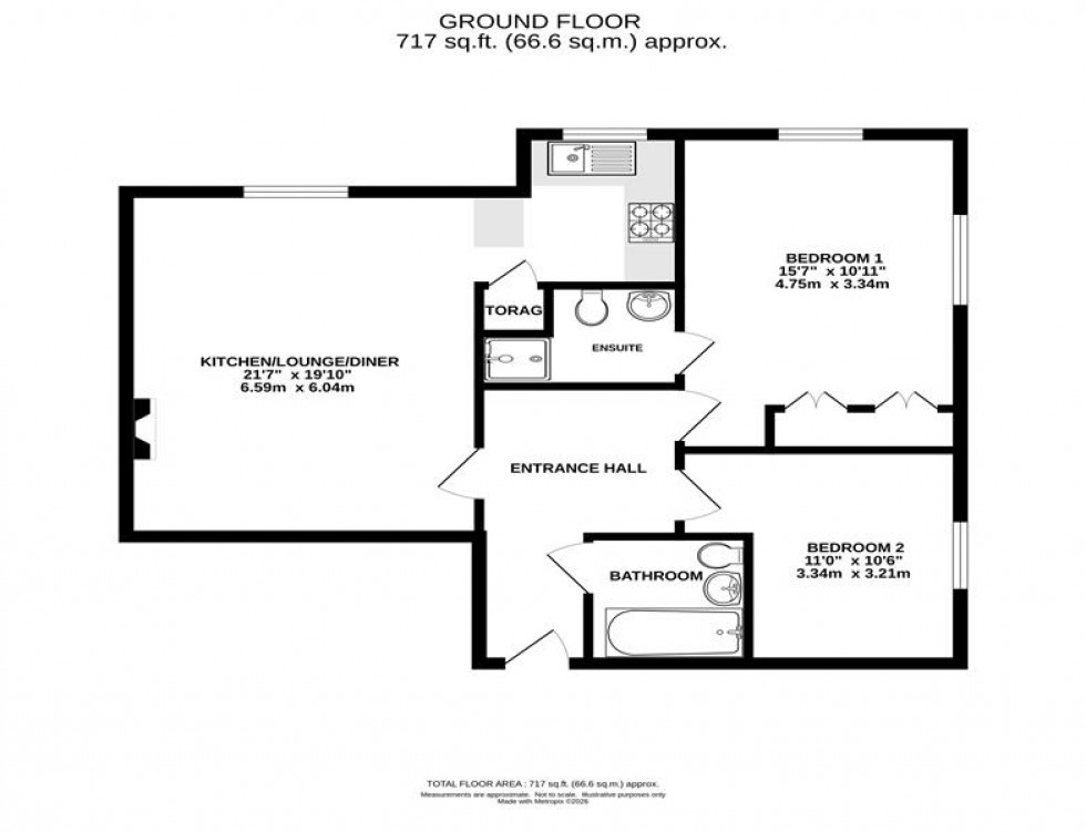 Floorplan for Badgers Croft, Mobberley, Knutsford