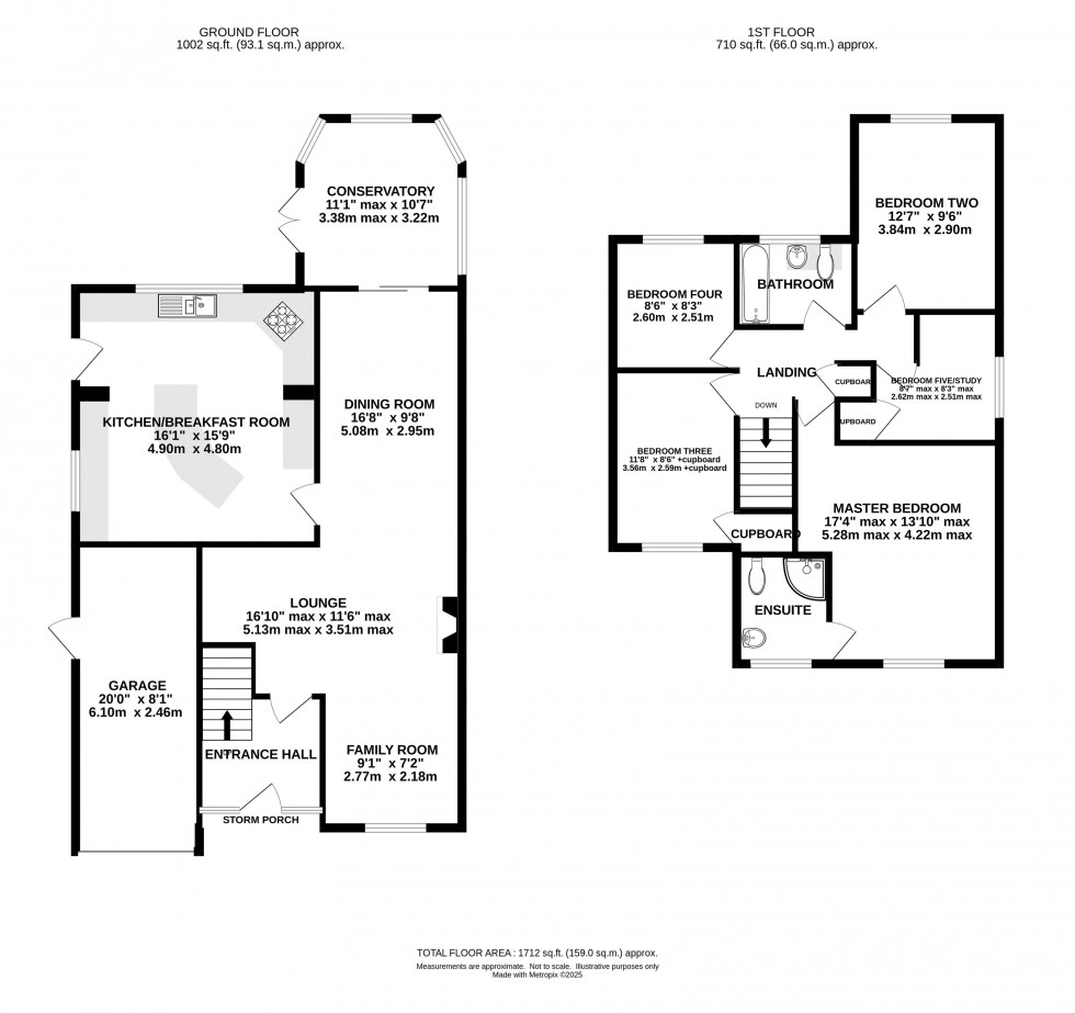 Floorplan for Elgin Avenue, Holmes Chapel
