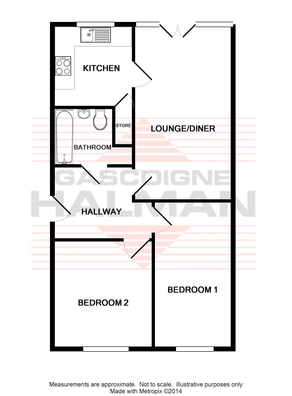 Floorplan for Holden Avenue, Whalley Range