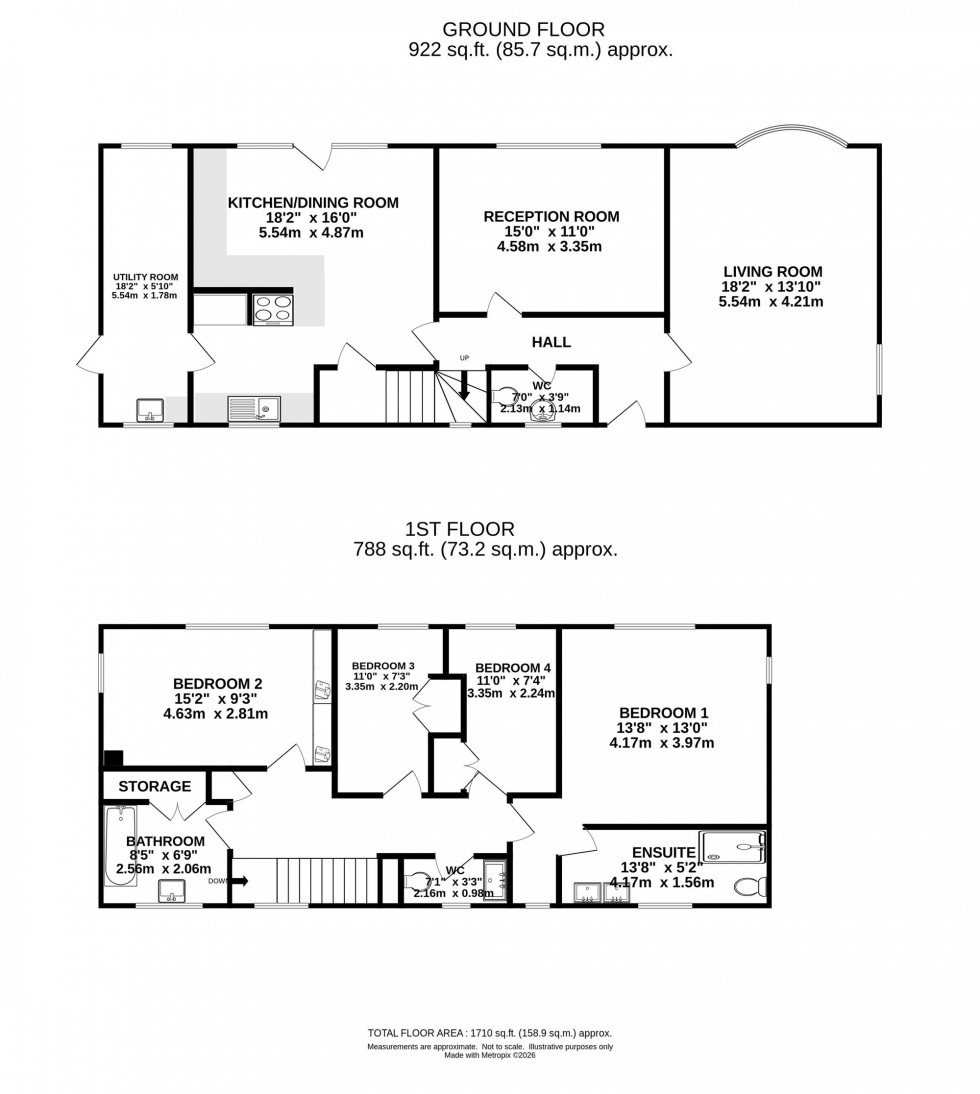Floorplan for Wilmslow Road, Prestbury, SK10