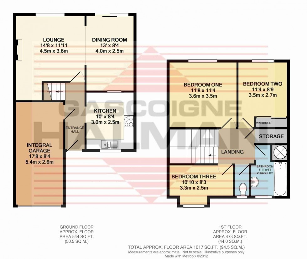 Floorplan for St Hugh's Close, Timperley, Altrincham