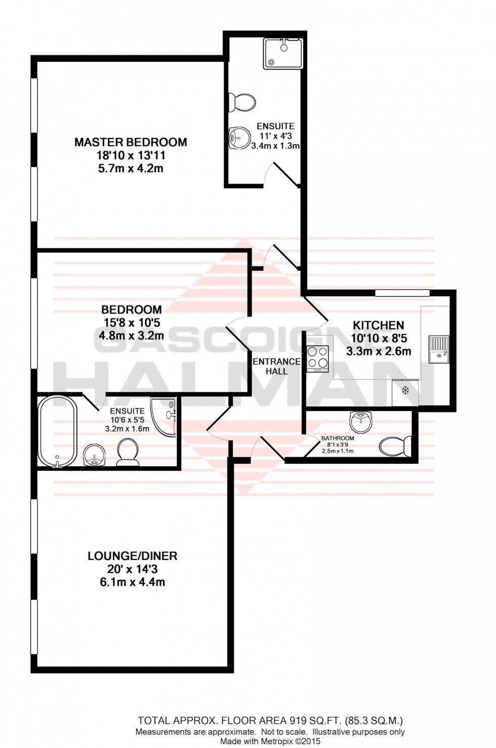 Floorplan for Holly Royde House, Palatine Road, Didsbury