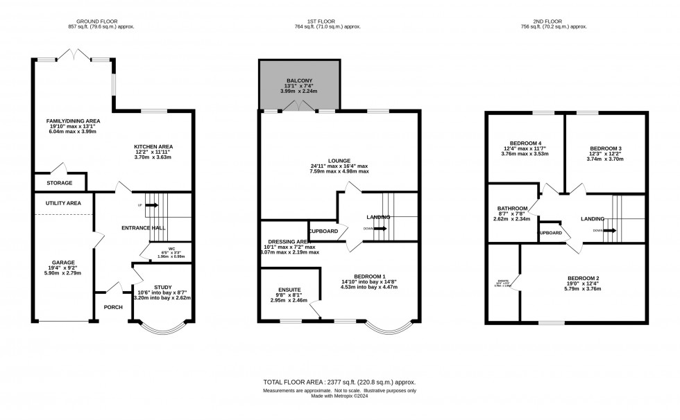 Floorplan for Oak Bank, Brook Lane, Alderley Edge