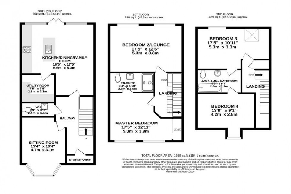 Floorplan for Ashley Road, Hale