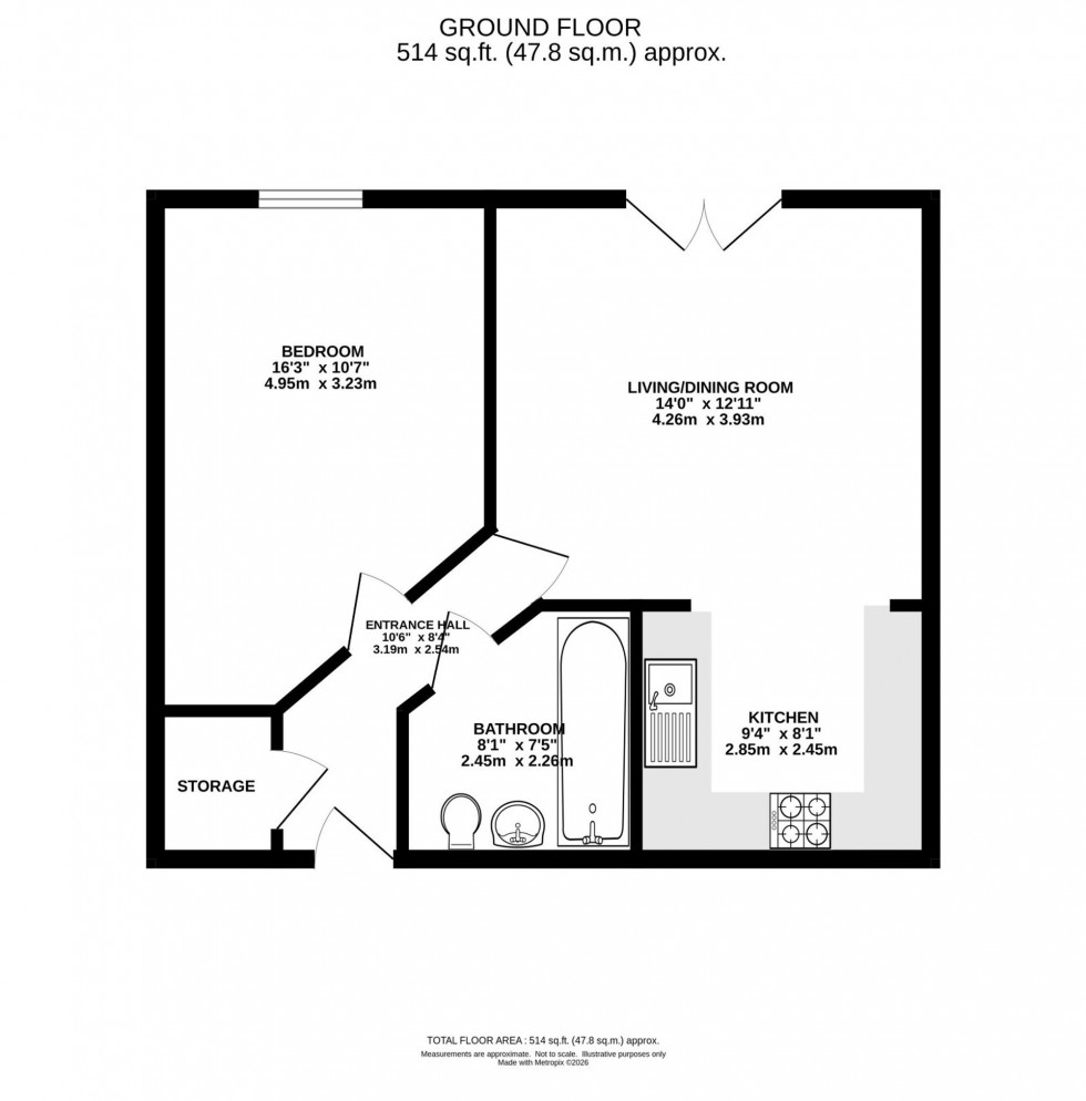 Floorplan for Houseman Crescent, Didsbury Gate, M20