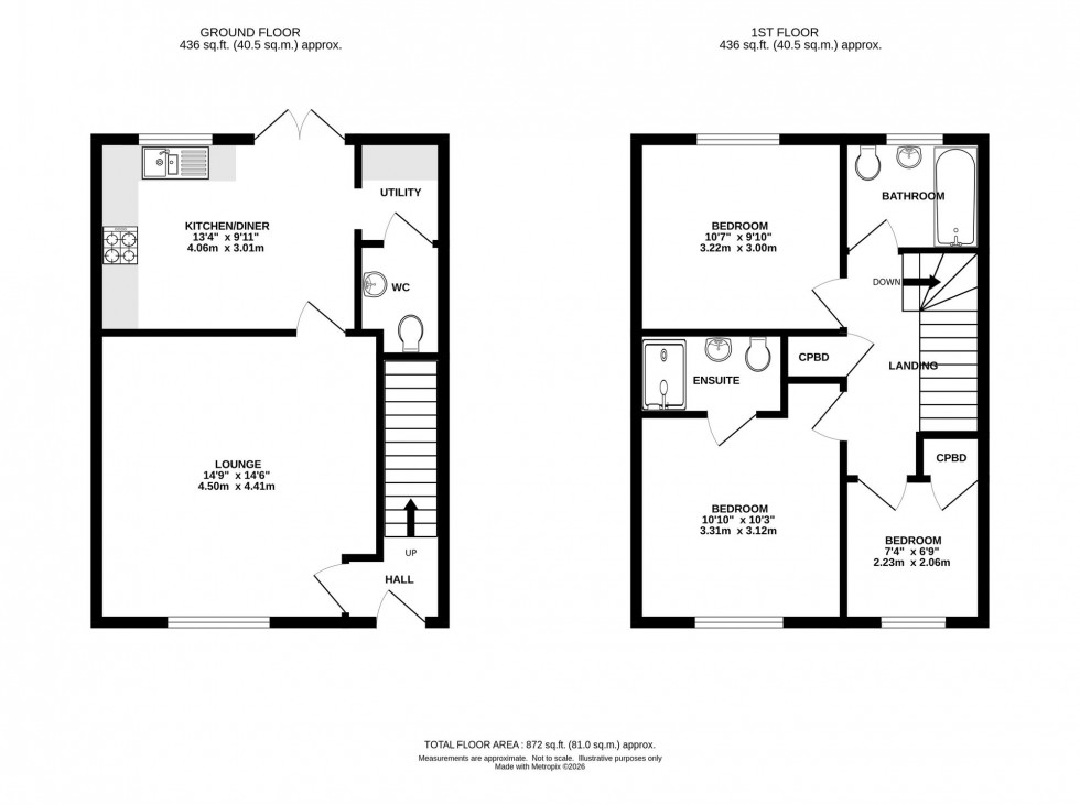 Floorplan for Eley Way, Chapel-En-Le-Frith, SK23