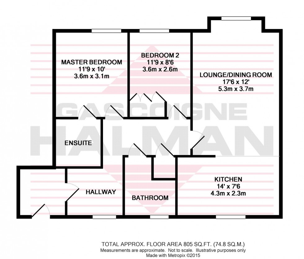 Floorplan for Moss Lane, Altrincham