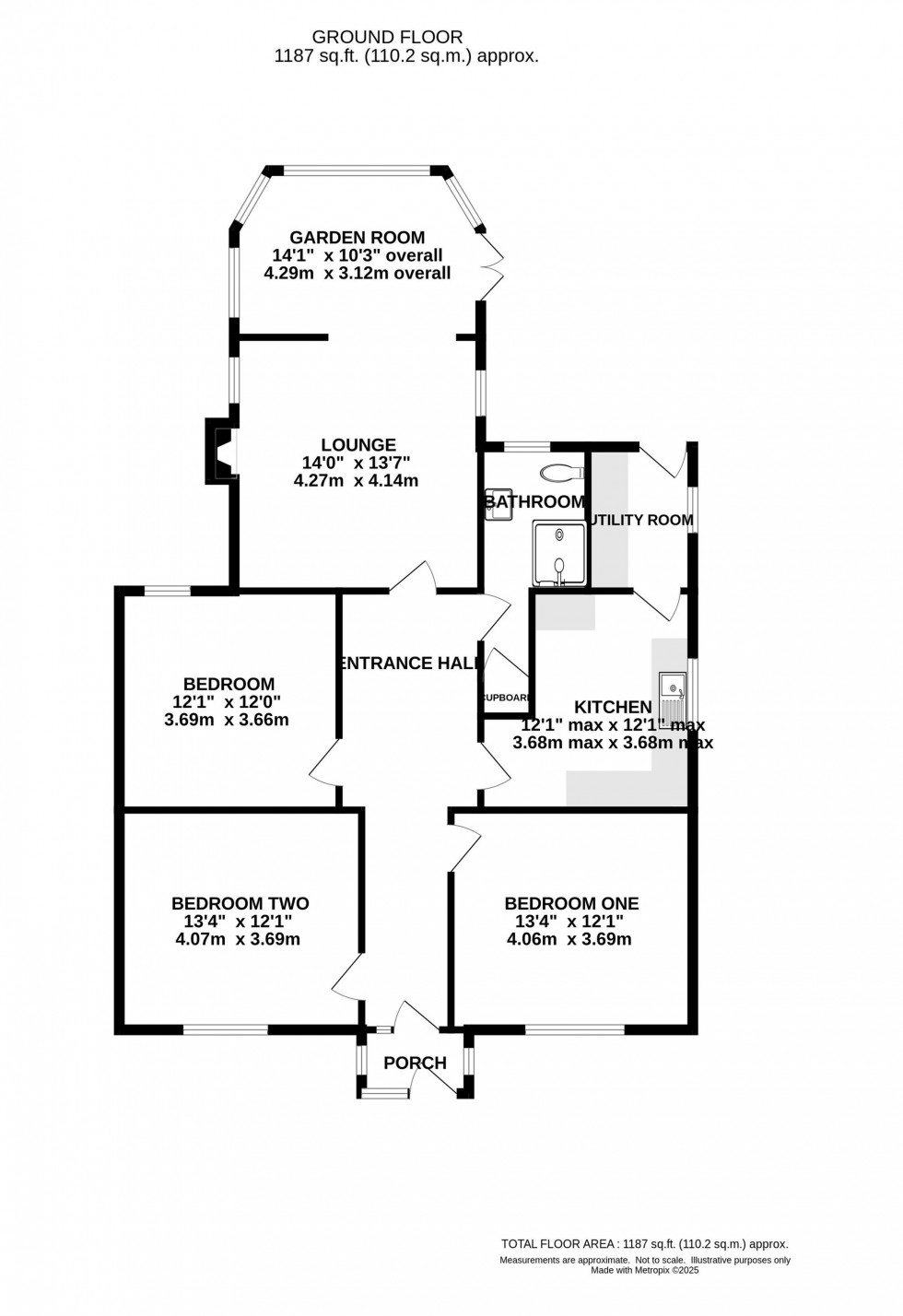 Floorplan for Martins Moss Lane, Smallwood, CW11