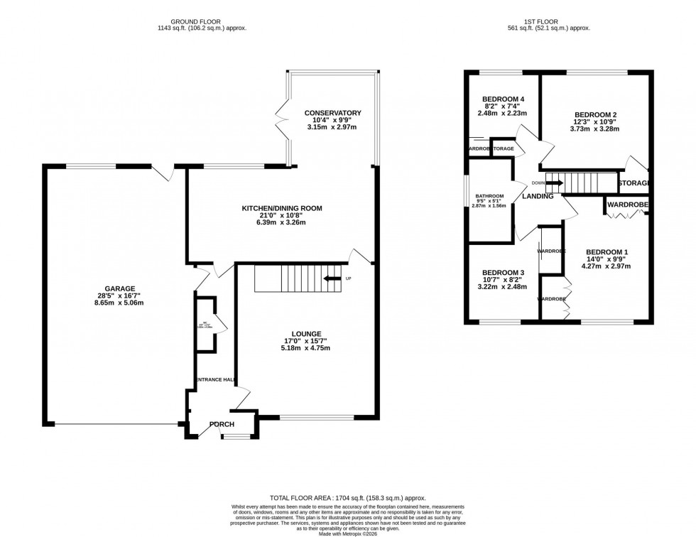 Floorplan for Dickens Lane, Poynton, SK12