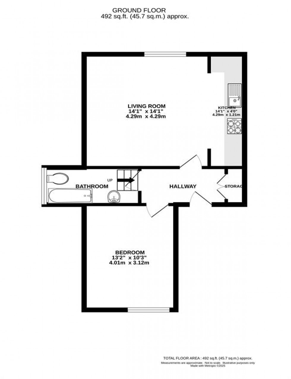 Floorplan for Broomfield Road, Heaton Moor