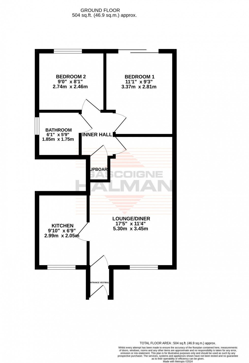 Floorplan for Kerscott Road, Manchester, M23