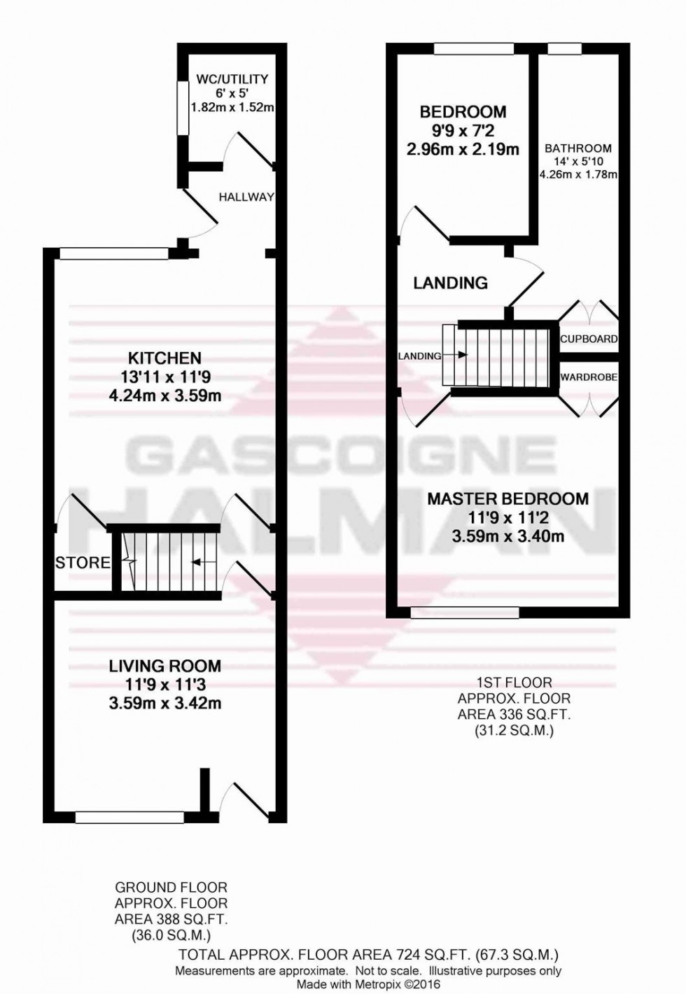 Floorplan for Dudley Road, Sale