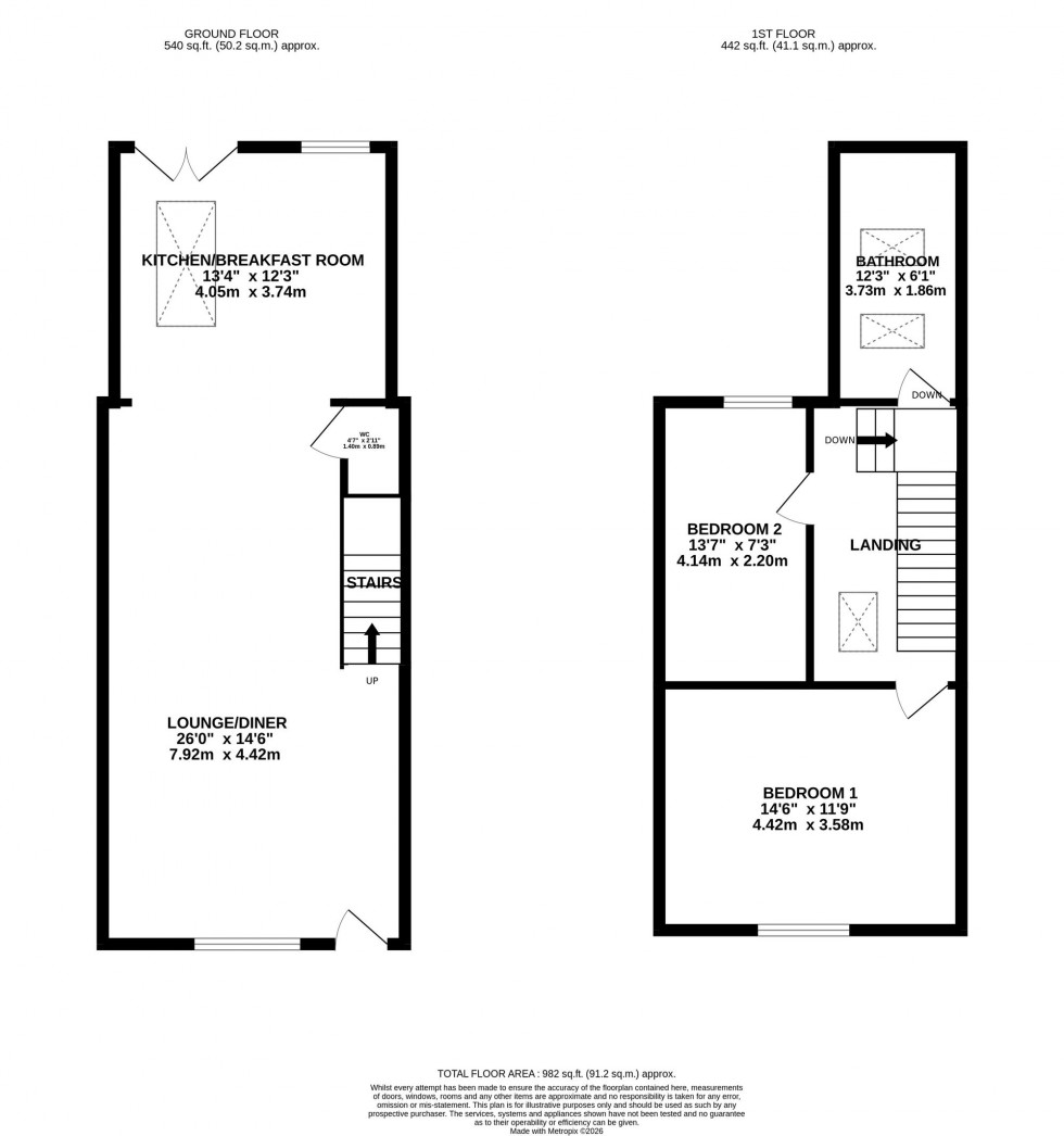 Floorplan for 290 Park Lane, Poynton, SK12