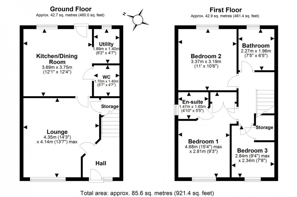Floorplan for Overton Green, Frodsham, WA6