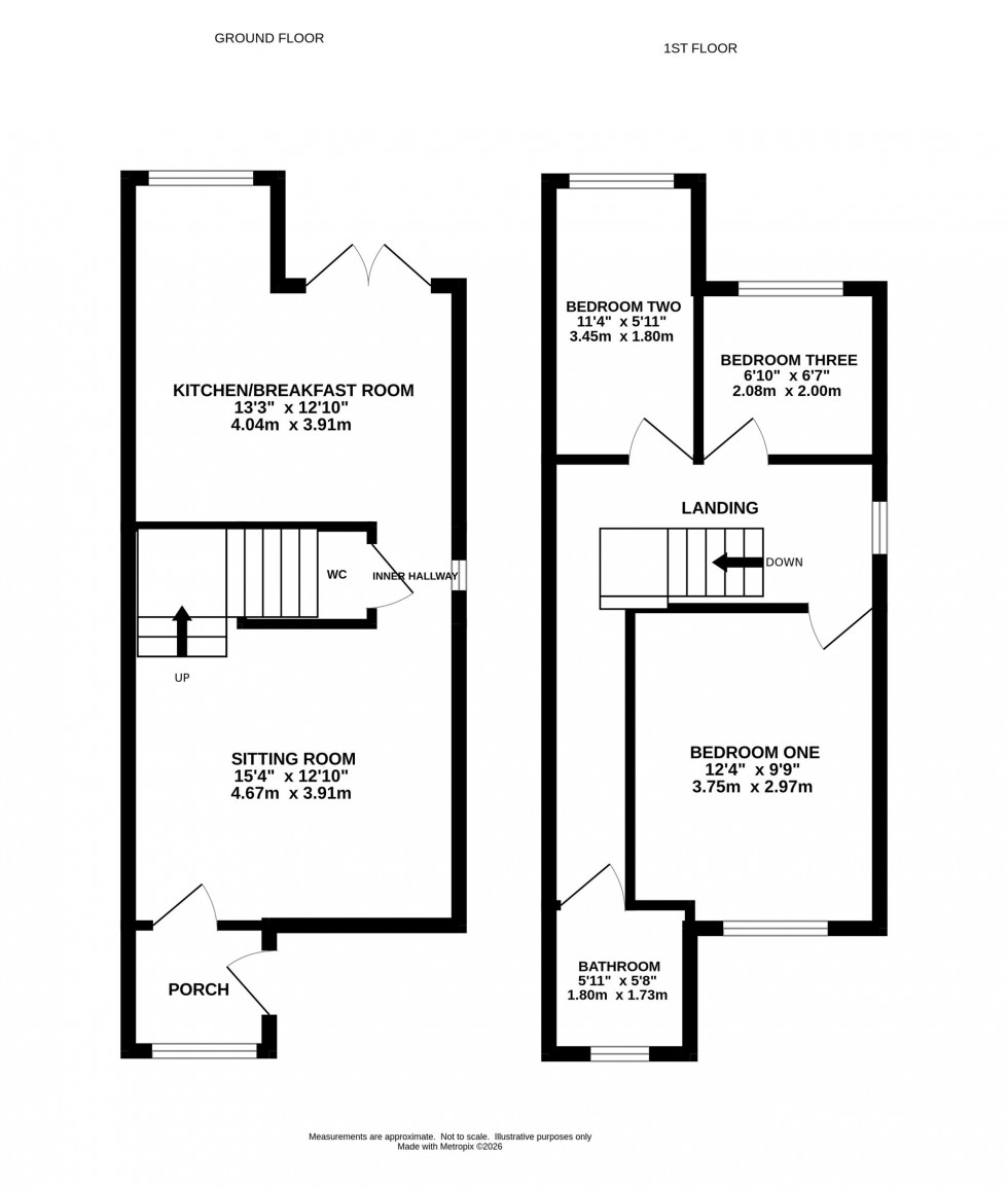 Floorplan for Macclesfield Road, Whaley Bridge, SK23
