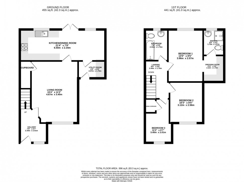 Floorplan for Burnside Close, Wilmslow, SK9