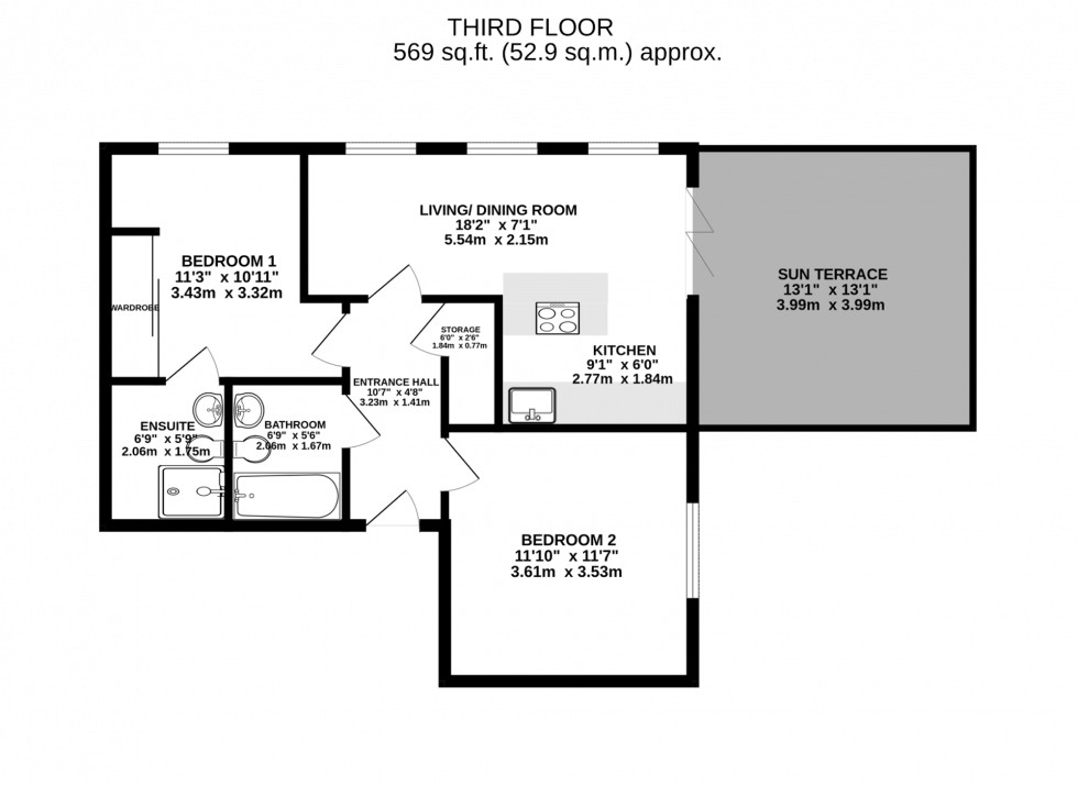 Floorplan for 393 Palaltine Road, Northenden, M22