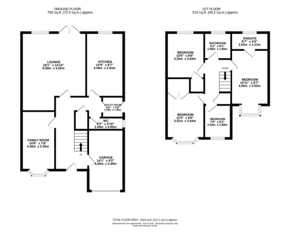 Floorplan for The Whitfields, Macclesfield, SK10