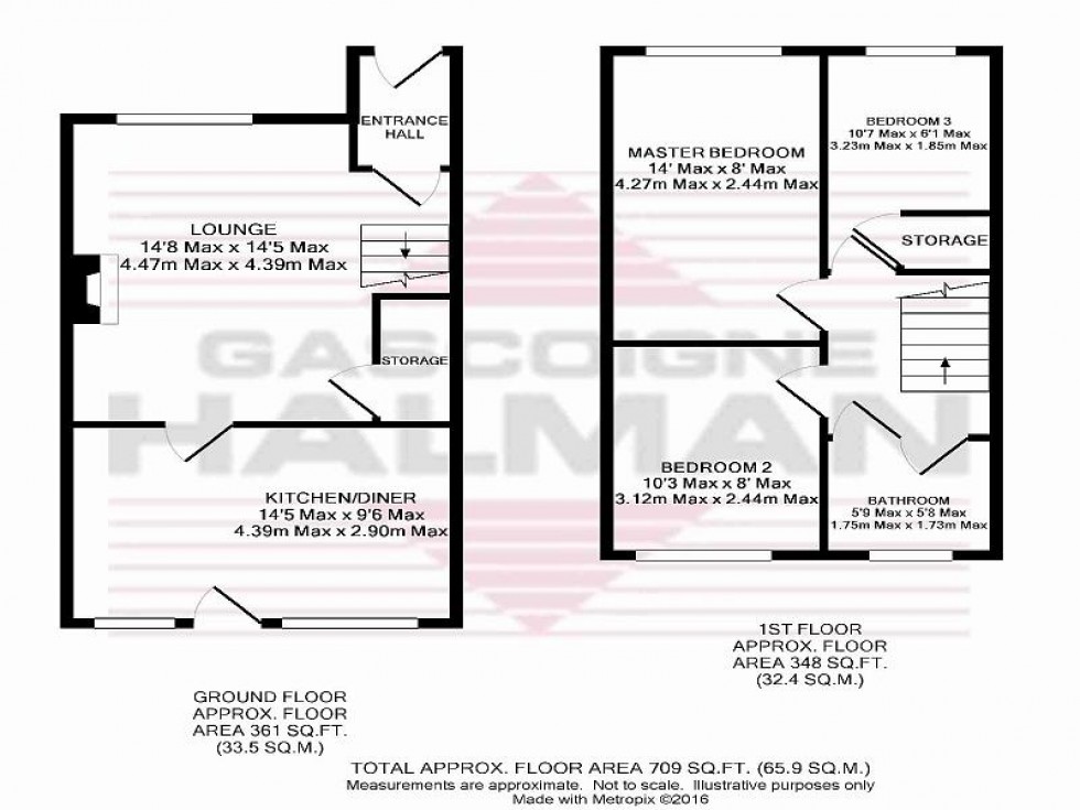 Floorplan for Cranberry Close, Broadheath, Altrincham