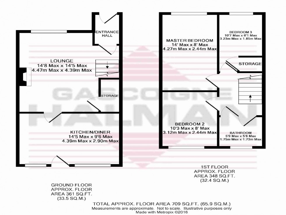 Floorplan for Cranberry Close, Broadheath, Altrincham