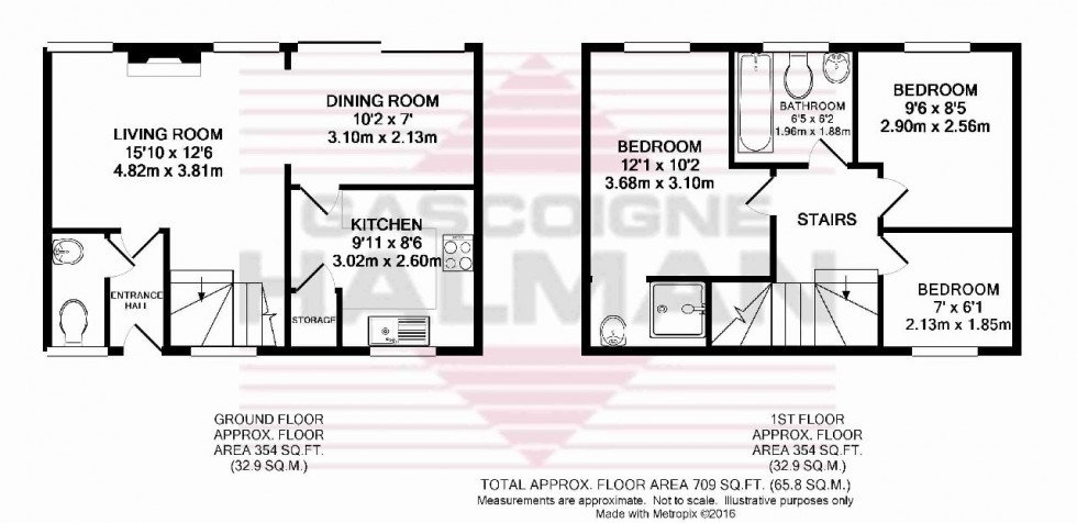 Floorplan for Alum Court, Holmes Chapel