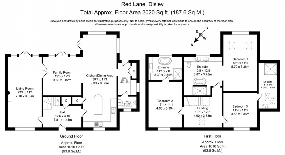 Floorplan for Red Lane, Disley, SK12
