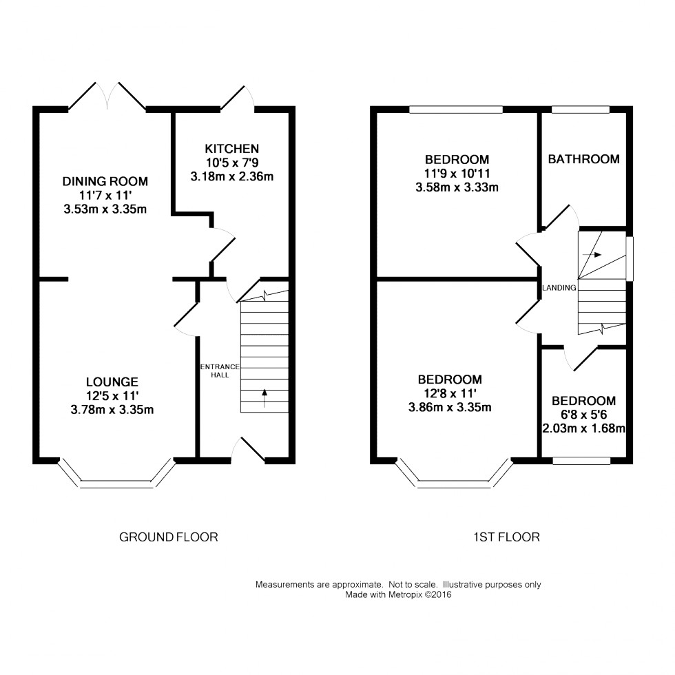 Floorplan for Elm Road South, Cheadle Heath