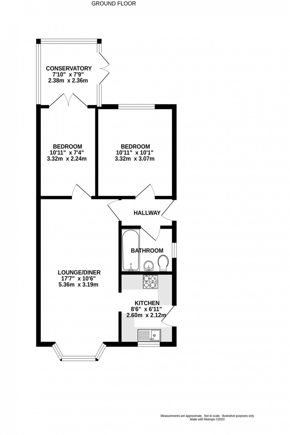 Floorplan for Oak Close, Chapel-En-Le-Frith, SK23
