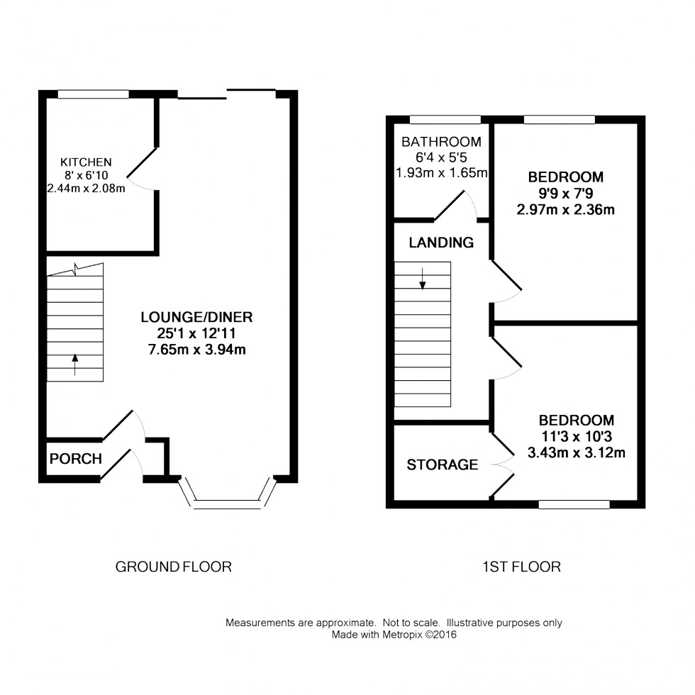Floorplan for Petworth Close, Sharston