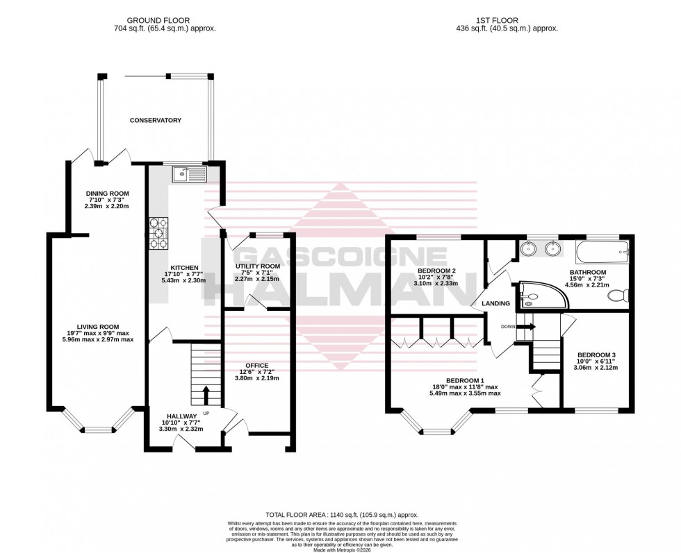 Floorplan for Aber Road, Cheadle, SK8
