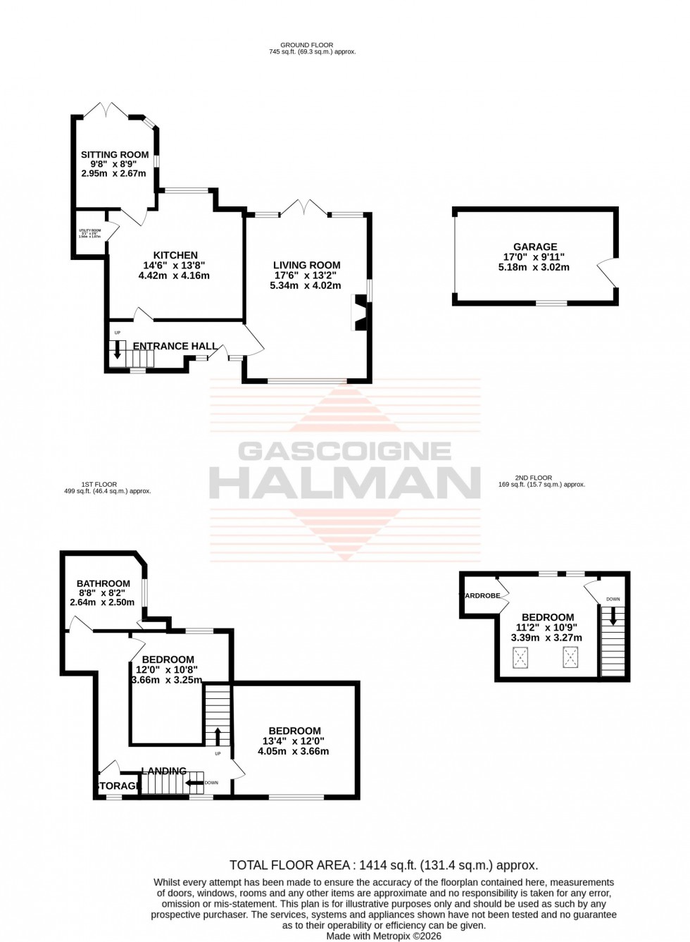 Floorplan for Anfield Road, Sale, M33