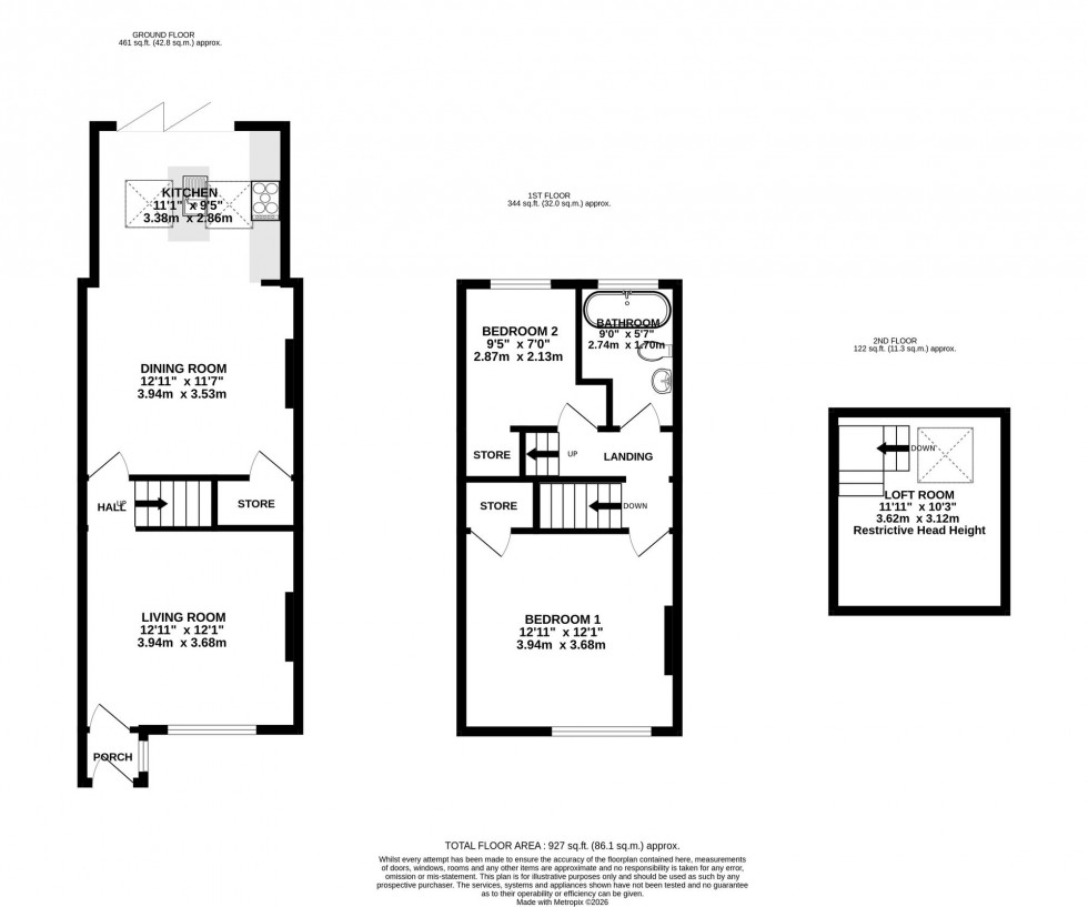Floorplan for Nursery Lane, Wilmslow, SK9