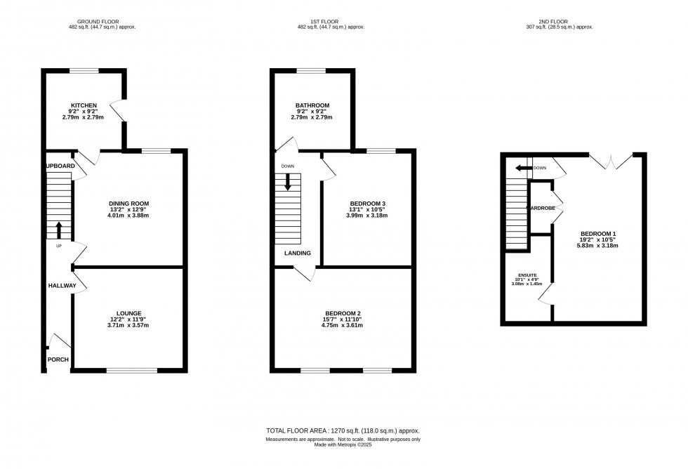 Floorplan for Clifton Street, Alderley Edge