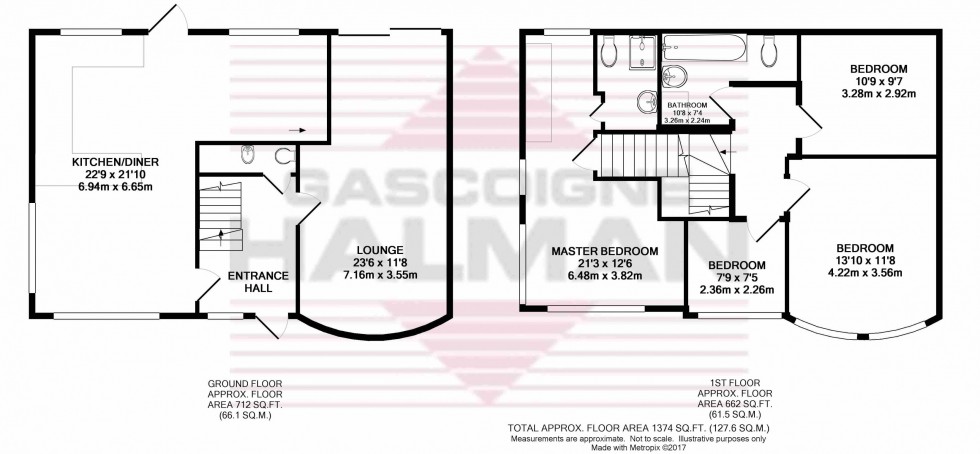 Floorplan for Lorraine Road, Timperley, Altrincham