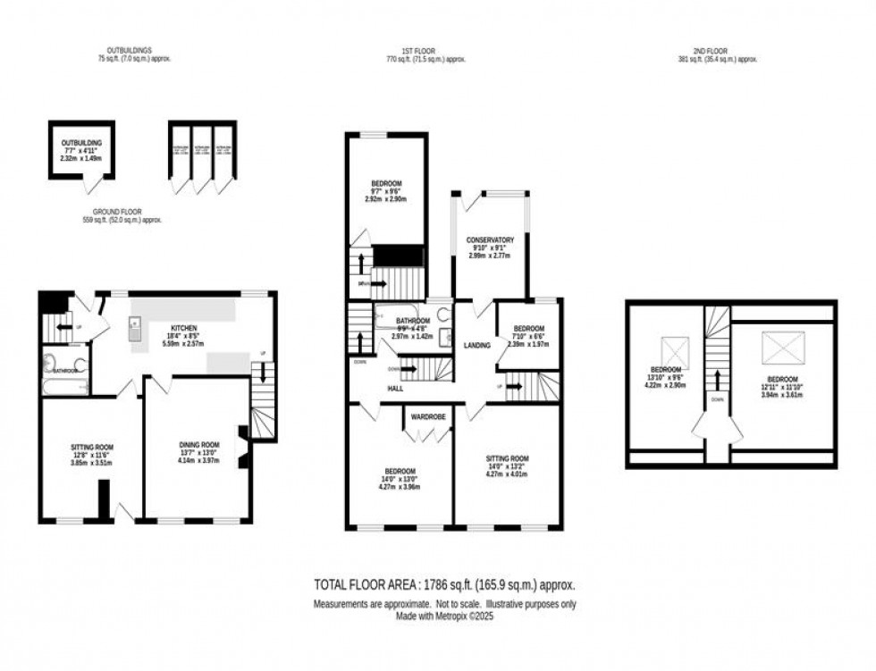 Floorplan for Old Road, Whaley Bridge