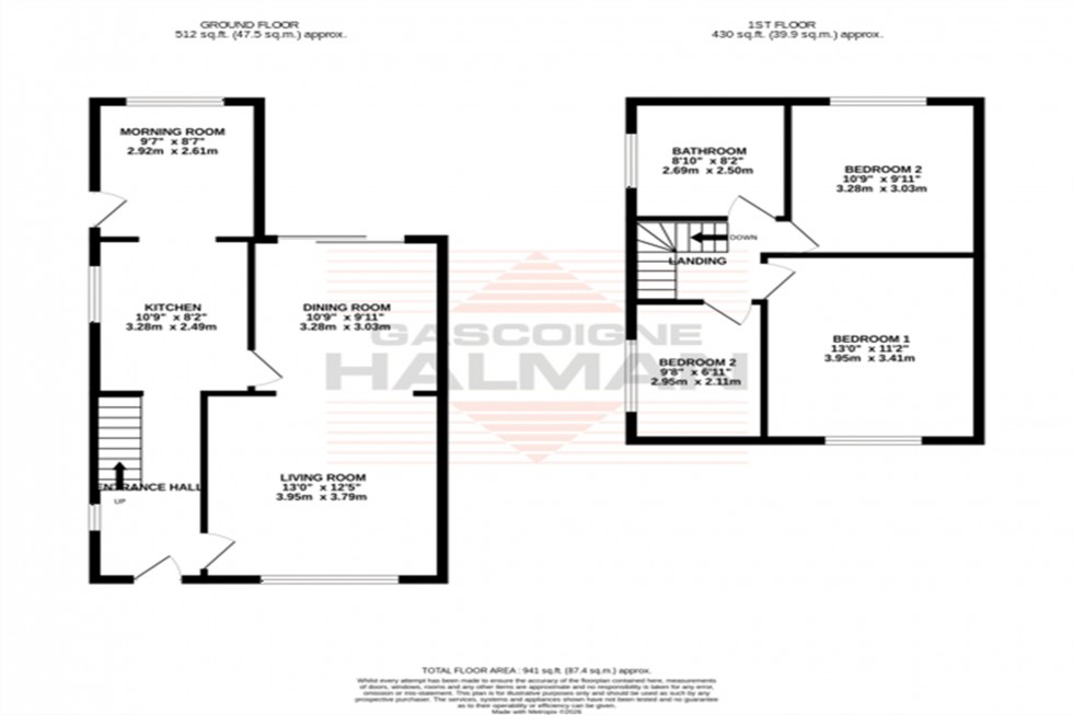 Floorplan for Peover Avenue, Sale, M33