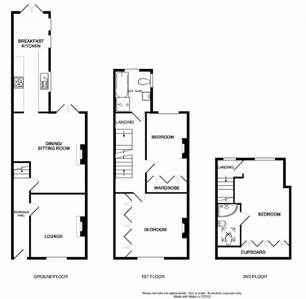 Floorplan for Oak Lane, Wilmslow