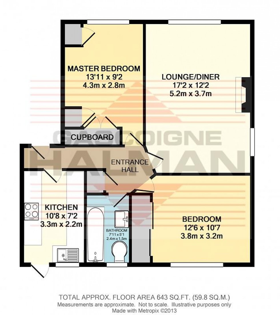 Floorplan for Lansdowne House, Wilmslow Road, Didsbury