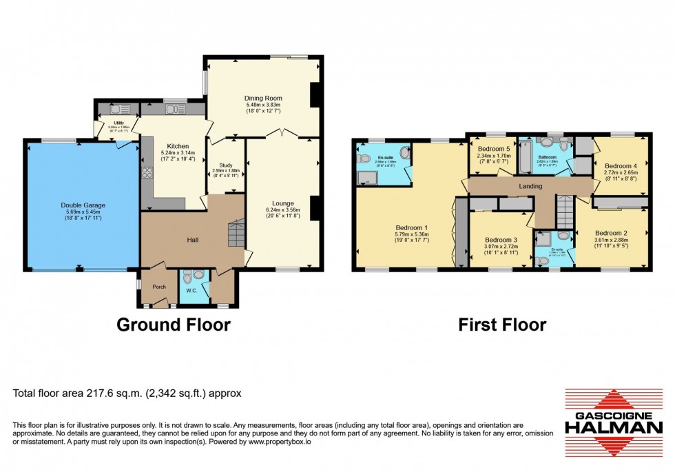 Floorplan for Taplow Close, Appleton, WA4